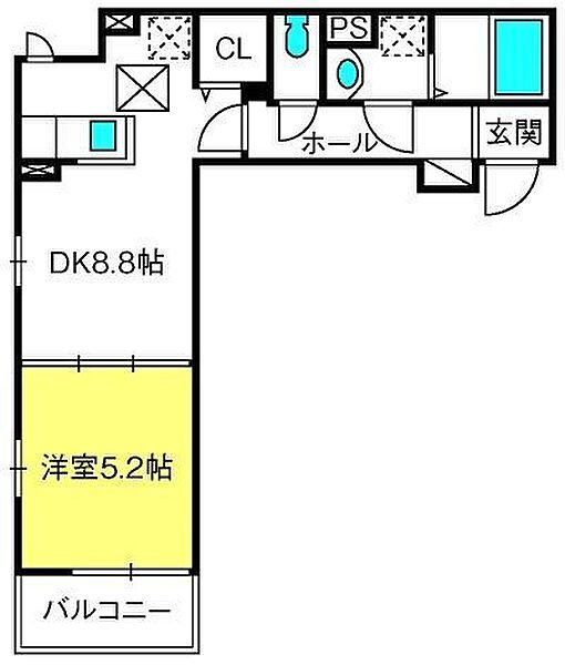 サニー・ブライト　上木崎 ｜埼玉県さいたま市浦和区上木崎5丁目(賃貸アパート1LDK・3階・35.60㎡)の写真 その2