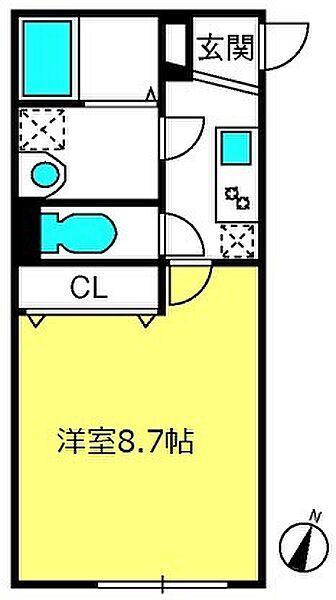 レガリアregalia ｜埼玉県さいたま市見沼区大字蓮沼(賃貸アパート1K・3階・28.67㎡)の写真 その2