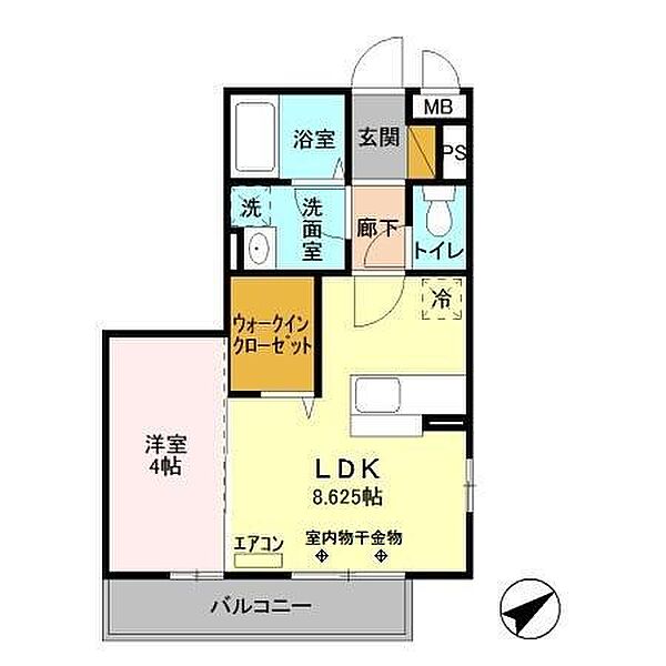 ヴィーブル浦和 ｜埼玉県さいたま市浦和区前地1丁目(賃貸アパート1LDK・2階・33.78㎡)の写真 その2