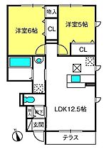 マーサII  ｜ 埼玉県さいたま市中央区桜丘2丁目6-13（賃貸アパート2LDK・1階・53.61㎡） その2