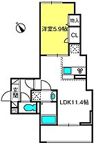 カーサピアッツァ  ｜ 埼玉県さいたま市北区土呂町2丁目（賃貸アパート1LDK・1階・40.57㎡） その2