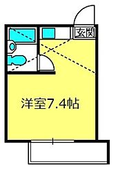 サンマルコ中浦和 ワンルームの間取図画像