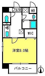Acoマンション 1Kの間取図画像