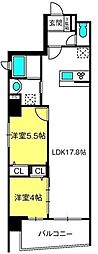 ルーチェ 2LDKの間取図画像