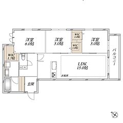 物件の間取り