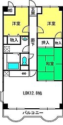 ラ・ルミエール 3LDKの間取図画像