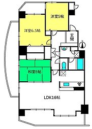 ウィンベルコーラス大宮 3LDKの間取図画像