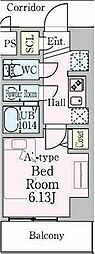 bellcouleur 1Kの間取図画像