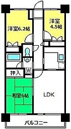 グランデュオ北街区 3LDKの間取図画像