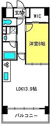 Freesia.Y 1LDKの間取図画像