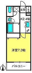 Grandavenir 1Kの間取図画像