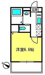 アファブル大宮 1Kの間取図画像