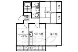 メゾンサンシティ 3階3DKの間取り