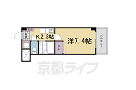 レイクヴュー堅田 408 ｜ 滋賀県大津市本堅田3丁目（賃貸マンション1K・4階・23.21㎡） その2