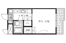 サンガーデン山科 218 ｜ 京都府京都市山科区大宅神納町（賃貸マンション1K・2階・19.25㎡） その2