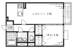 ベル・エキップ 101 ｜ 京都府京都市伏見区深草寺内町（賃貸アパート1LDK・1階・40.29㎡） その2