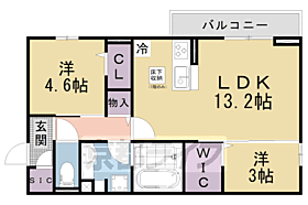 Ｔｅｌｌ　ｍｅ　和華　II 201 ｜ 滋賀県大津市大萱6丁目（賃貸アパート2LDK・2階・52.78㎡） その2