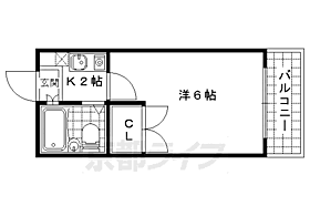 レジデンス勧修寺 304 ｜ 京都府京都市山科区勧修寺東金ケ崎町（賃貸マンション1K・3階・18.76㎡） その2