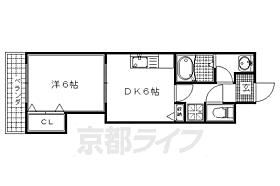 Ｐｒｏｓｐｅｒ11 201 ｜ 京都府京都市伏見区銀座町4丁目（賃貸マンション1DK・2階・31.00㎡） その2