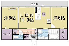 Ｃａｓａ　ｒａｆｆｉｎｅ　瀬田　Ｂ棟 202 ｜ 滋賀県大津市玉野浦（賃貸アパート2LDK・2階・60.03㎡） その2