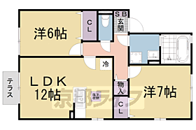 リビングタウン堅田　Ｃ棟 201 ｜ 滋賀県大津市本堅田4丁目（賃貸アパート2LDK・2階・59.55㎡） その2