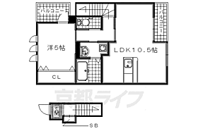 京都府宇治市槇島町千足（賃貸アパート1LDK・2階・43.52㎡） その2