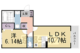 Ｂｅｌｌ　Ｆｌｅｕｒ 206 ｜ 滋賀県大津市勧学2丁目（賃貸アパート1LDK・2階・42.93㎡） その2