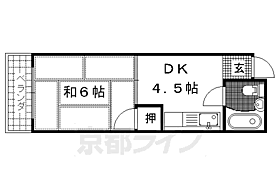 ベルエール桃山Ａ 401 ｜ 京都府京都市伏見区新町4丁目（賃貸マンション1DK・4階・22.63㎡） その2