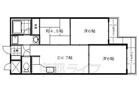 ルミエール藤ノ森 105 ｜ 京都府京都市伏見区深草枯木町（賃貸マンション3LDK・1階・50.59㎡） その2