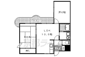 スリーハイム 301 ｜ 滋賀県大津市勧学1丁目（賃貸マンション2LDK・3階・48.60㎡） その2