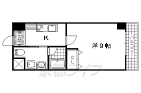 Ｒ－IIコート 406 ｜ 滋賀県大津市中央4丁目（賃貸マンション1K・4階・26.90㎡） その2