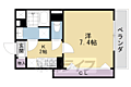 Alpha鴨川(アルファ鴨川)1階7.5万円