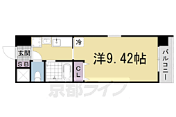 セトルはまおおつ 3階1Kの間取り