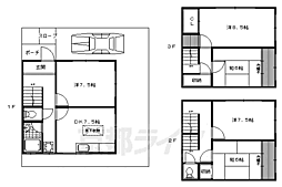 松井マンション 1階5DKの間取り