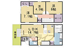 アスターテラス 3LDKの間取り