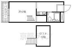 間取図画像 1K