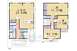 納所下野貸家1期19号地 3LDKの間取り