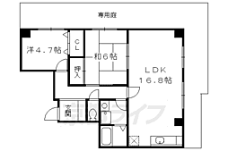 セブンマンション（ベルヴィ51） 1階3LDKの間取り