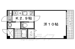 ボヌール小野 3階1Kの間取り