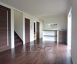 JR奈良線 六地蔵駅 徒歩9分の賃貸一戸建て 3LDKのリビング/ダイニング