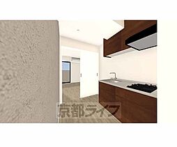 近鉄京都線 大久保駅 徒歩3分の賃貸マンション 3階1Kの室内