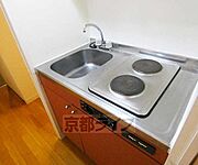 コンパクトなキッチンです