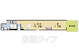 アイリス清水五条 1階