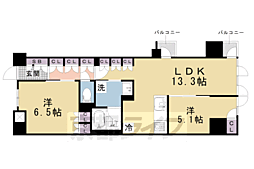 レーベン京都河原町 6階/601