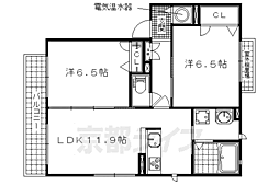 シャーメゾン三久 2LDKの間取図画像