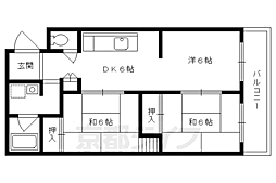 ニュー太田 3DKの間取図画像