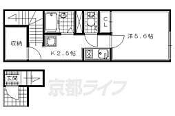 レオネクストサザンガーデン寺田 1Kの間取図画像
