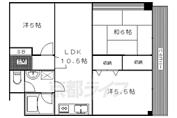 交徳マンション 3LDKの間取図画像