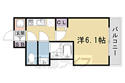 エステムコート京都西院 6階/616