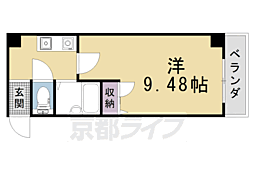 IWISH 1Kの間取図画像